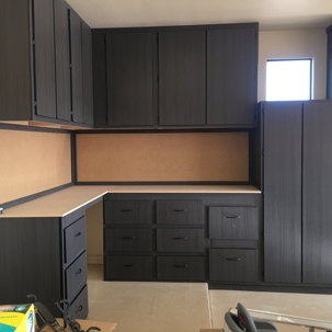 Brown cabinet