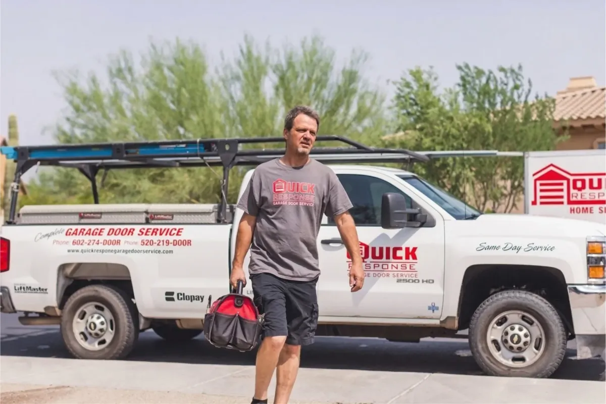 Danny, the owner of Quick Response Garage Cabinets